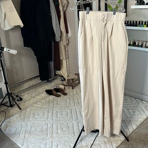 Wide leg trousers
